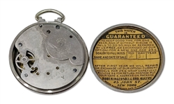 Disney Mickey Mouse Pocket Watch by Ingersoll, Circa 1930s with the Original Box