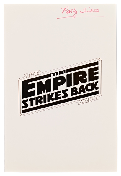 Lot of Five Items from ''The Empire Strikes Back'' Advance Screening in San Francisco on 26 April 1980