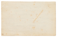 William Wilberforce Handwritten & Signed Poem & Biblical Passage -- Wilberforce Was the Leading Abolitionist in the United Kingdom, Whose Work Led to Passage of the Slavery Abolition Act of 1833