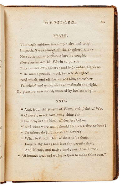 William Wilberforce Handwritten & Signed Poem & Biblical Passage -- Wilberforce Was the Leading Abolitionist in the United Kingdom, Whose Work Led to Passage of the Slavery Abolition Act of 1833