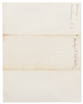 Morgan Bulkeley Letter Signed -- Bulkeley Was the First President of Baseball's National League, Inducted into the Baseball Hall of Fame in 1937
