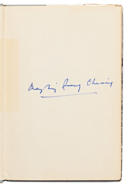 Madame Chiang Kai-shek Signed English Edition of Her Book ''The Sure Victory''