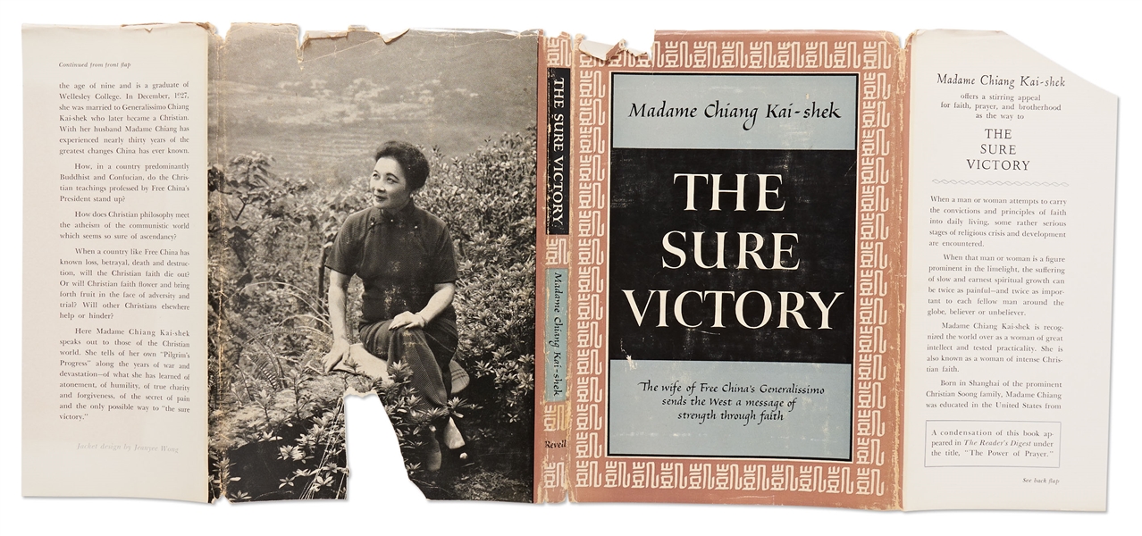 Madame Chiang Kai-shek Signed English Edition of Her Book ''The Sure Victory''