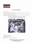 Photographer Fred Blackwell Handwritten & Signed 20'' x 16'' Photo of the 1963 Jackson, Mississippi Woolworth Sit-in -- Blackwell's Famous Photo Captured the Most Violent of the Civil Rights Sit-ins