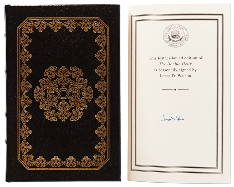 James Watson Signed Deluxe Edition of The Double Helix