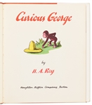 H.A. Rey and Margret Rey Signed First Edition of ''Curious George'' with H.A. Rey Also Drawing an Illustration of the Curious Monkey -- With PSA/DNA COA