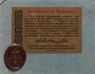 Thomas Jefferson Presidential Free Frank Signature on a Holograph Envelope Entirely in Jefferson's Hand -- Jefferson Addresses Cover to Georgia Governor John Milledge