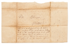 Texian Revolutionary Philip Dimmitt Autograph Letter Signed -- Lot Also Includes a Scarce Version of the Arkansas Civil War Amnesty Oath
