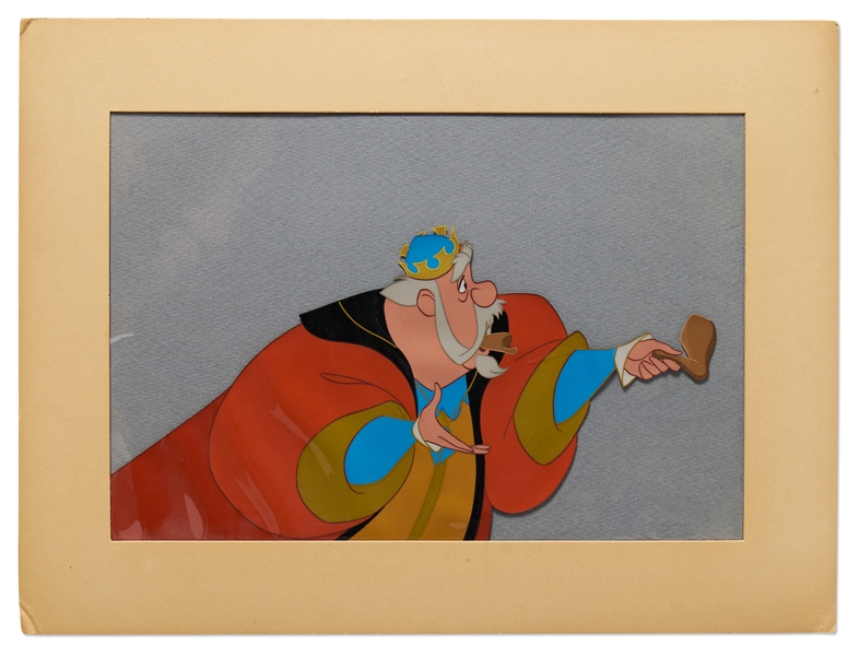 Disney Animation Screen-Used Cel from Sleeping Beauty of King Hubert