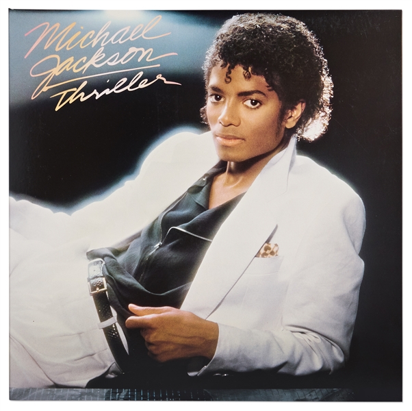 Michael Jackson ''Thriller'' Album with Handwritten Memory of How the Famous Photos Were Captured by Photographer Dick Zimmerman