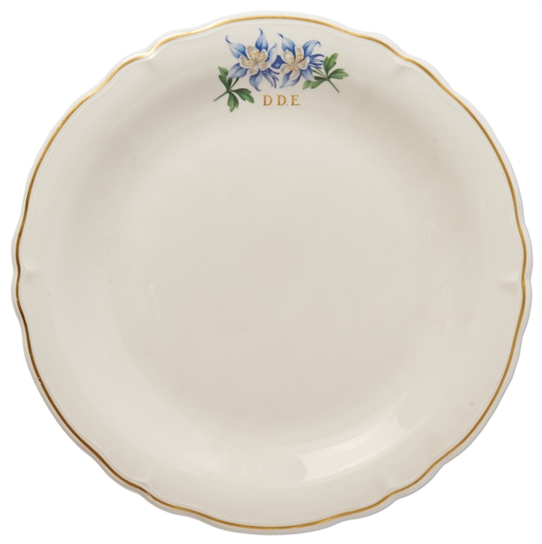 Dwight D. Eisenhower Presidential Dinner Plate China Used Aboard Air Force One