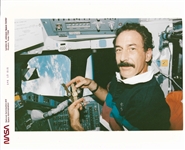 NASA Astronaut Jeffrey Hoffman Space Worn Mission Watch -- Flown on STS-46 Atlantis and Shown in NASA Photos S46-13-015 & 016