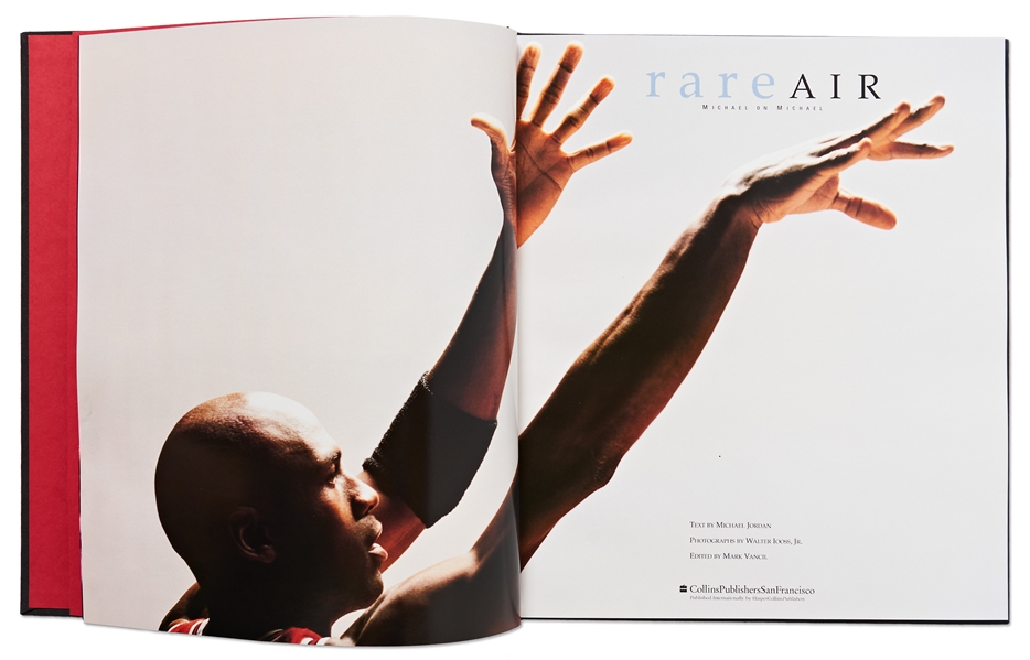 Michael Jordan Signed Limited Edition of ''Rare Air / Michael on Michael'' -- With Upper Deck Hologram