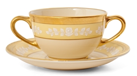 Bill Clinton 200th Anniversary White House China Sorbet Cup & Saucer