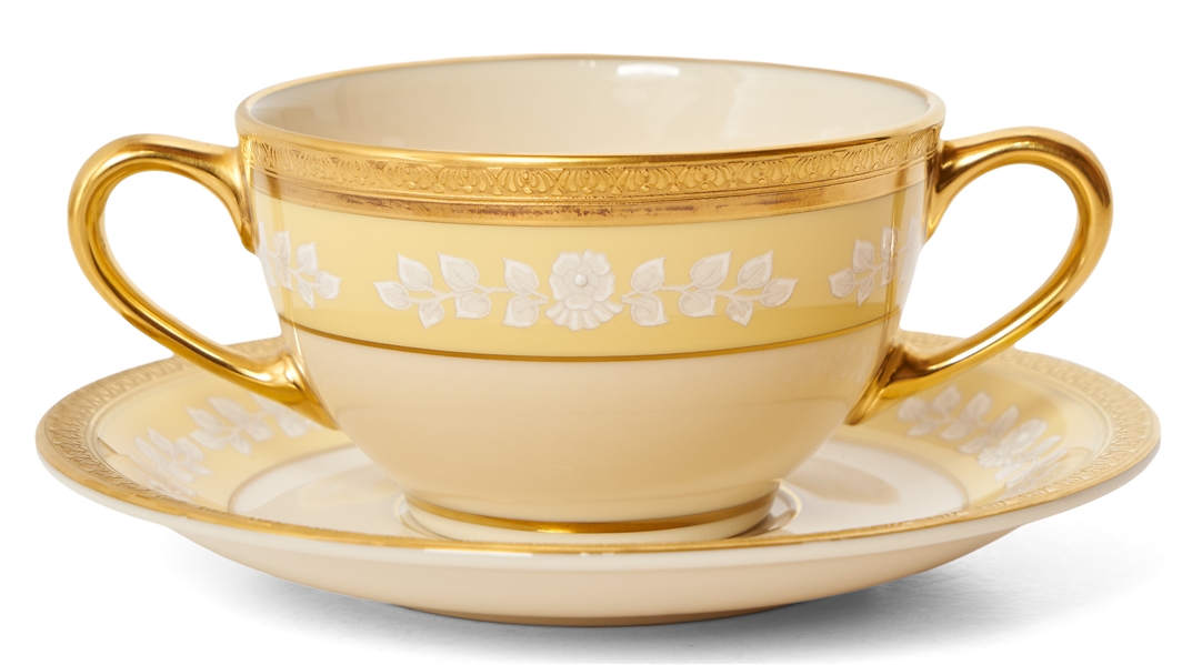 Bill Clinton 200th Anniversary White House China Sorbet Cup & Saucer