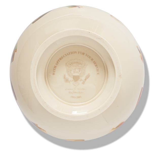 Lenox China Presentation Bowl in the Millennium Style, Made for the Clinton White House