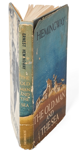 First Edition, First Printing of Ernest Hemingways Classic Pulitzer Prize-Winning Novel The Old Man And The Sea with Dust Jacket