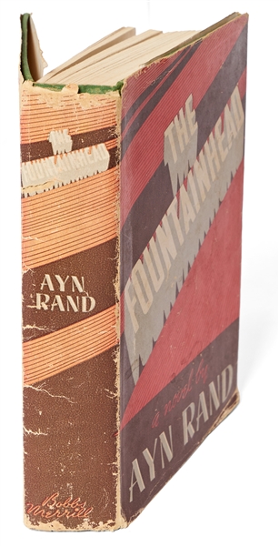 First Edition of Ayn Rands The Fountainhead in Original Dust Jacket