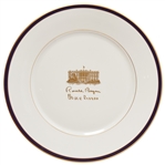 Presentation Dinner Plate from the Reagan White House -- Rare Style of China Given by the Reagans to Their Guests