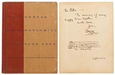George Gershwin Signed First Edition of George Gershwins Song Book -- With a Partial AMQ by Gershwin for Nobody But You