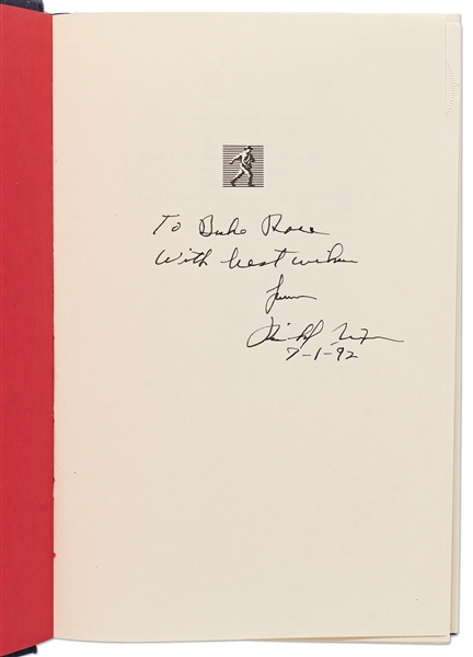 Richard Nixon Signed First Edition of His Book ''In The Arena''