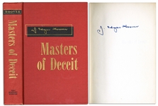 J. Edgar Hoover Signed First Edition Masters of Deceit