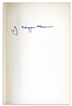 J. Edgar Hoover Signed First Edition ''Masters of Deceit''