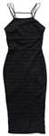 Kim Kardashian Owned Black Spaghetti Strap Dress