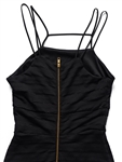 Kim Kardashian Owned Black Spaghetti Strap Dress