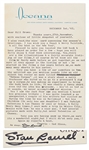 Stan Laurel Letter Signed -- …an old silent two reeler we made titled Habeas Corpus, it was a story about a nutty Professor who hired us to go to a graveyard & dig up a corpse…