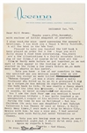 Stan Laurel Letter Signed -- ''…an old silent two reeler we made titled 'Habeas Corpus', it was a story about a nutty Professor who hired us to go to a graveyard & dig up a corpse…''