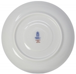Margaret Thatcher Personally Owned China -- Tea Cup & Saucer in a Navy Blue Floral Pattern