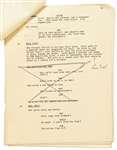 Moe Howard's Script for ''Pardon My Terror'', Originally Written for The Three Stooges, but Unproduced due to Curly's Stroke -- Then Repurposed for Shemp as ''Who Done It?'' -- With Moe's Edits