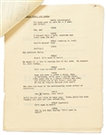 Moe Howard's Script for ''Pardon My Terror'', Originally Written for The Three Stooges, but Unproduced due to Curly's Stroke -- Then Repurposed for Shemp as ''Who Done It?'' -- With Moe's Edits