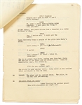 Moe Howard's Script for ''Pardon My Terror'', Originally Written for The Three Stooges, but Unproduced due to Curly's Stroke -- Then Repurposed for Shemp as ''Who Done It?'' -- With Moe's Edits