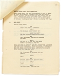 Moe Howard's Script for ''Pardon My Terror'', Originally Written for The Three Stooges, but Unproduced due to Curly's Stroke -- Then Repurposed for Shemp as ''Who Done It?'' -- With Moe's Edits