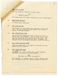 Moe Howard's Script for ''Pardon My Terror'', Originally Written for The Three Stooges, but Unproduced due to Curly's Stroke -- Then Repurposed for Shemp as ''Who Done It?'' -- With Moe's Edits