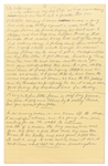 Moe Howard's Handwritten Pages From the Draft of His Autobiography -- Moe Tells a Story About Filming ''Horses' Collars'' -- ''...You never could tell what would happen in one of our comedies...''