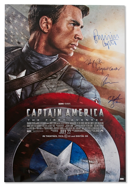 Captain America: The First Avenger Cast-Signed Poster