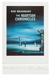 The Martian Chronicles Limited Edition Lithograph Signed by both Ray Bradbury and Artist Robert Watson