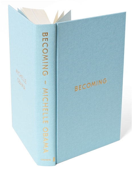 Michelle Obama Signed Deluxe Edition of ''Becoming''