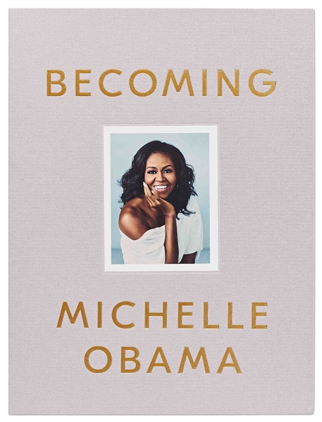 Michelle Obama Signed Deluxe Edition of ''Becoming''