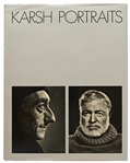Yousuf Karsh Signed First Edition of ''Karsh Portraits'' -- Includes the Iconic Images of Winston Churchill and Albert Einstein