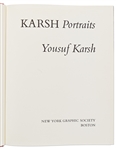 Yousuf Karsh Signed First Edition of ''Karsh Portraits'' -- Includes the Iconic Images of Winston Churchill and Albert Einstein