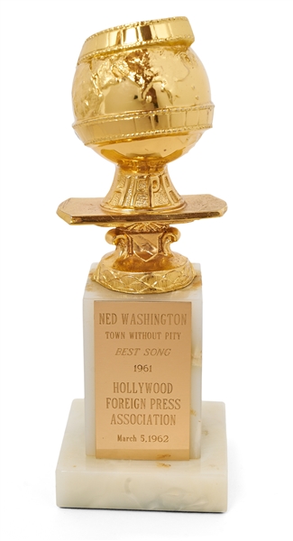 Golden Globe Awarded in 1961 for Best Song, "Town Without Pity"