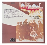 Led Zeppelin II Album Signed by Artist David Juniper & Frank Borman, the Apollo Astronaut Whos on the Cover Because Juniper Thought He Was Neil Armstrong -- Borman Writes Not Neil Armstrong!