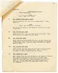 Moe Howard's Script for ''Pardon My Terror'', Originally Written for The Three Stooges, but Unproduced due to Curly's Stroke -- Then Repurposed for Shemp as ''Who Done It?'' -- With Moe's Edits