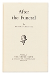 First UK Edition of ''After the Funeral'' by Agatha Christie, in Original Dust Jacket