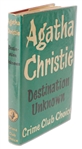 First Edition of Destination Unknown by Agatha Christie, in Original Dust Jacket