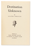 First Edition of ''Destination Unknown'' by Agatha Christie, in Original Dust Jacket